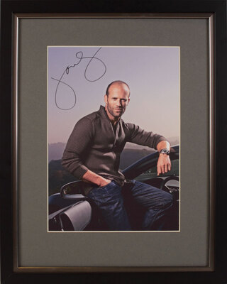 Фотография с автографом британского актера Джейсона Стэйтема (Jason Statham).
